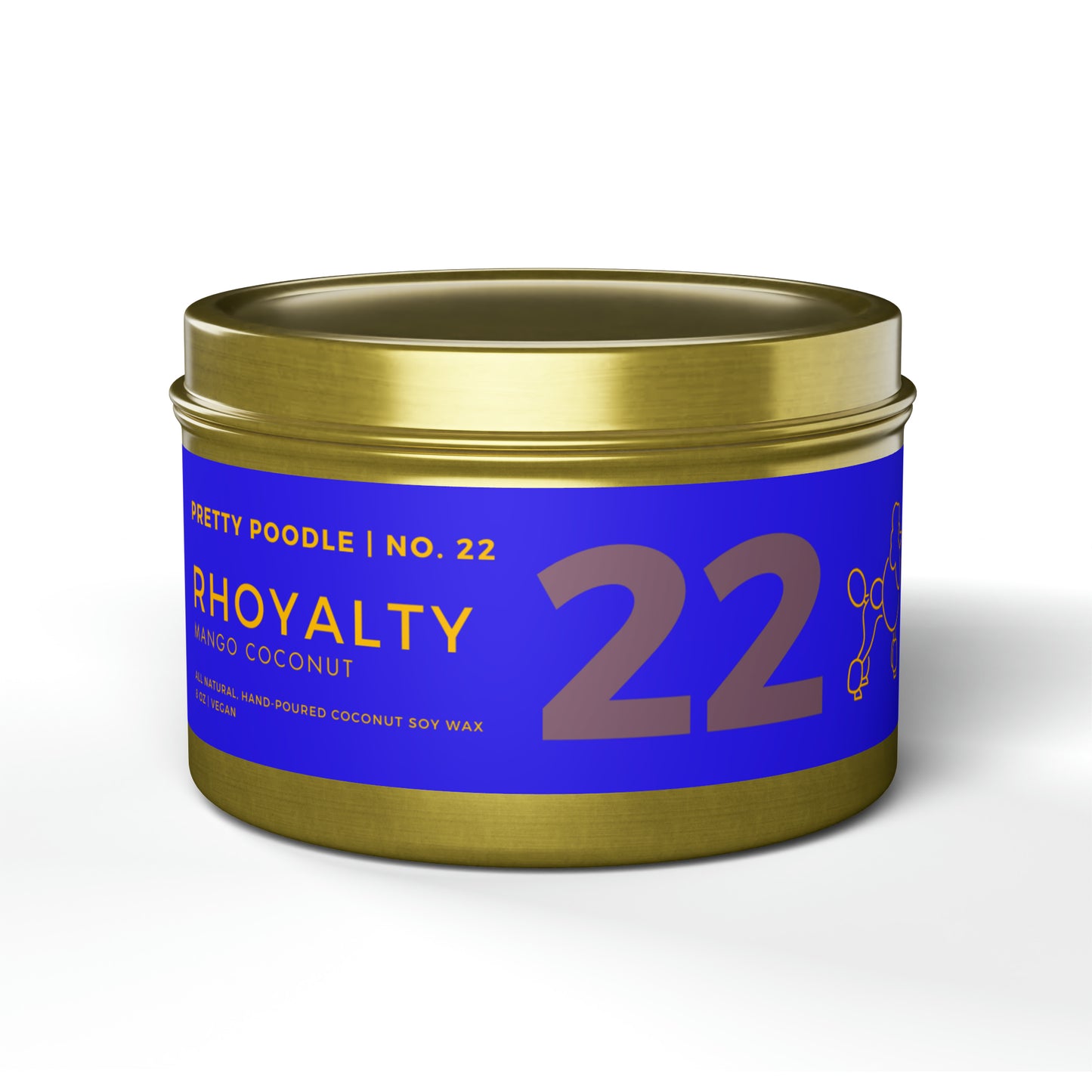 Pretty Poodle No. 22 Rhoyalty Candle | Mango Coconut