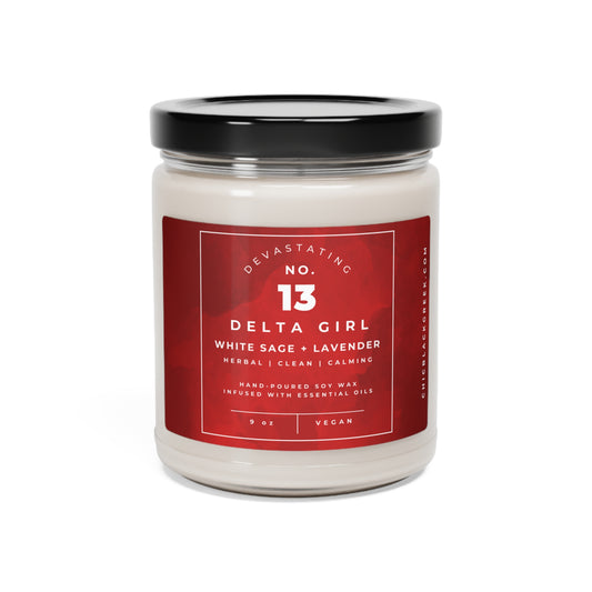 No. 13 Dynamic Delta Girl Soy Candle