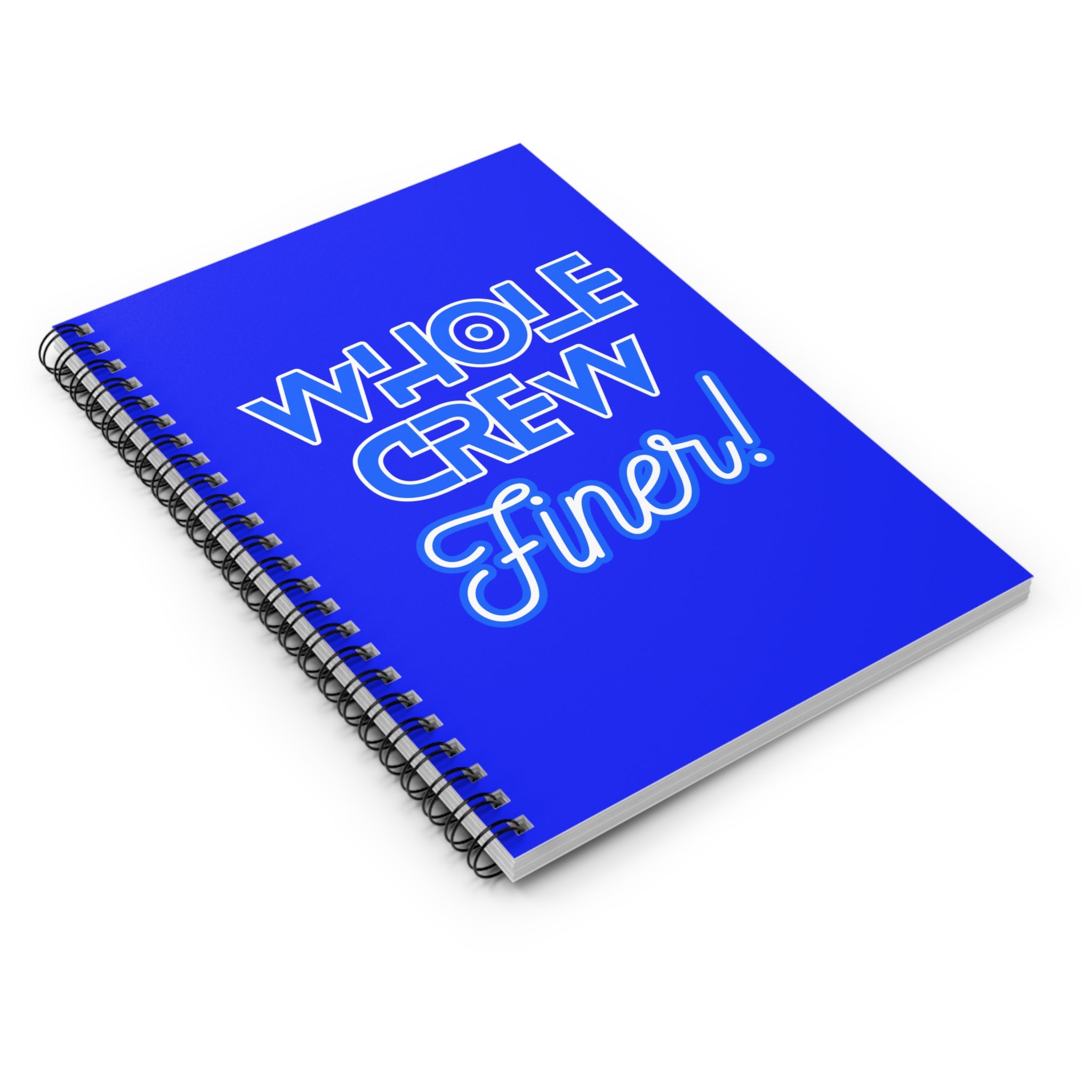 Whole Crew Finer! Mini Notebook – Chic Black Greek