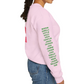 Personalized Line Sister Sweatshirt | Pink + Green