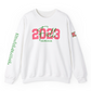 Personalized Line Sister Sweatshirt | Pink + Green