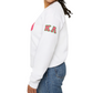 Personalized Line Sister Sweatshirt | Pink + Green