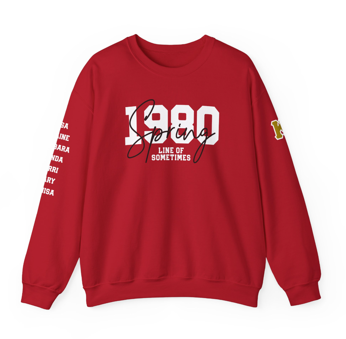 Personalized Line Sister Sweatshirt | Delta