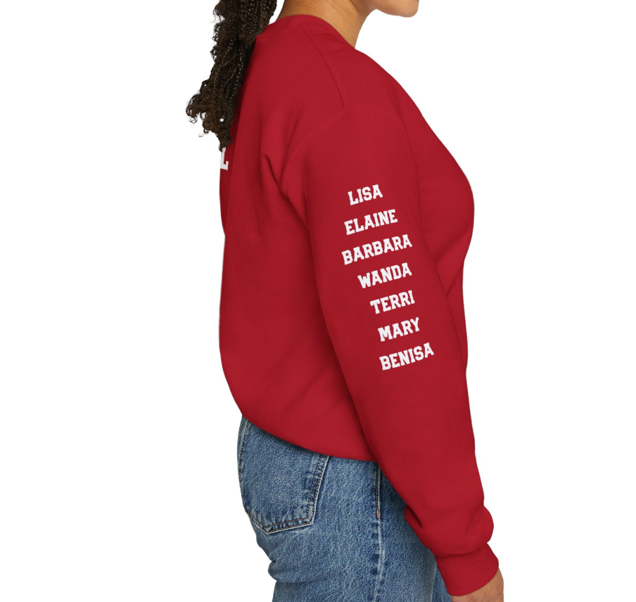 Personalized Line Sister Sweatshirt | Delta