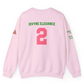 Personalized Line Sister Sweatshirt | Pink + Green