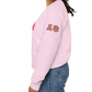 Personalized Line Sister Sweatshirt | Pink + Green