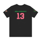 Personalized Line Sister T-Shirt | Pink + Green