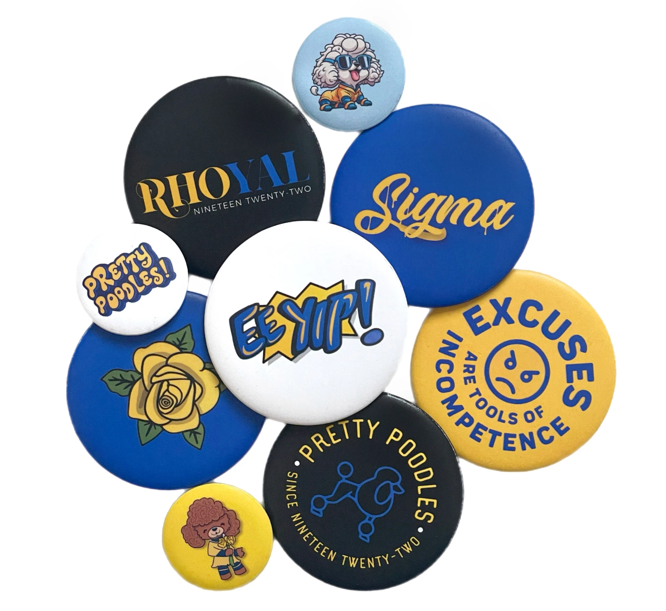 SG Rho Button Pack