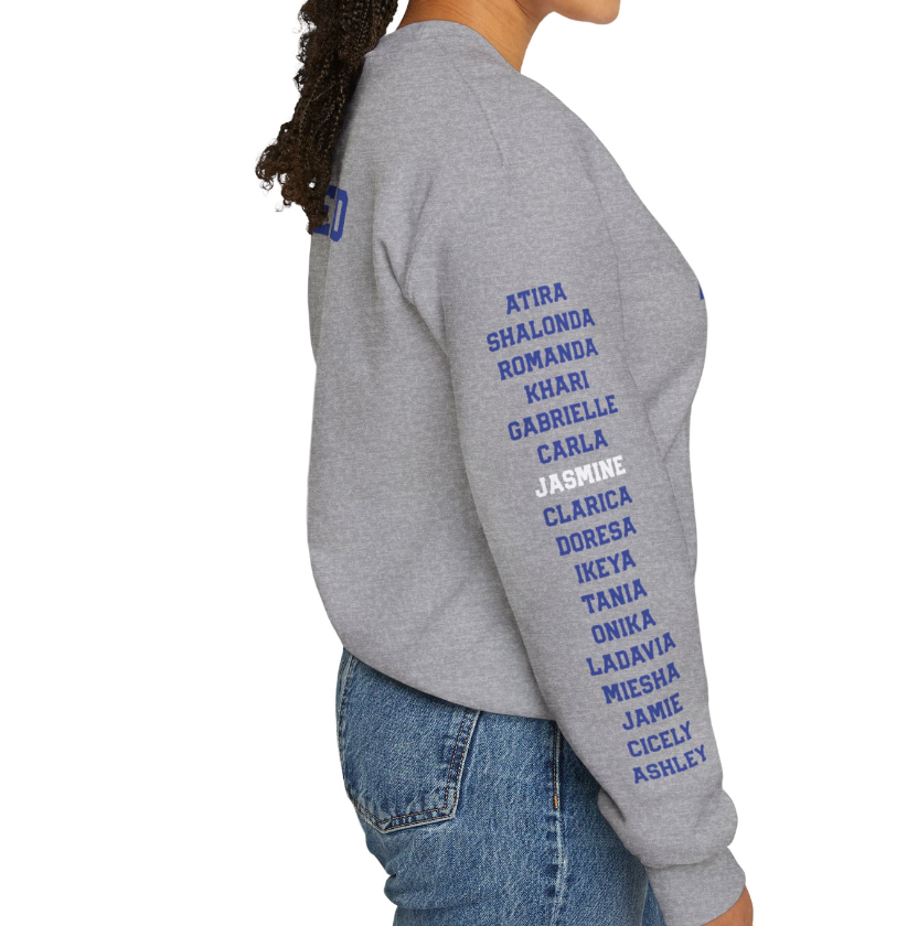 Personalized Line Sister Sweatshirt | Zeta