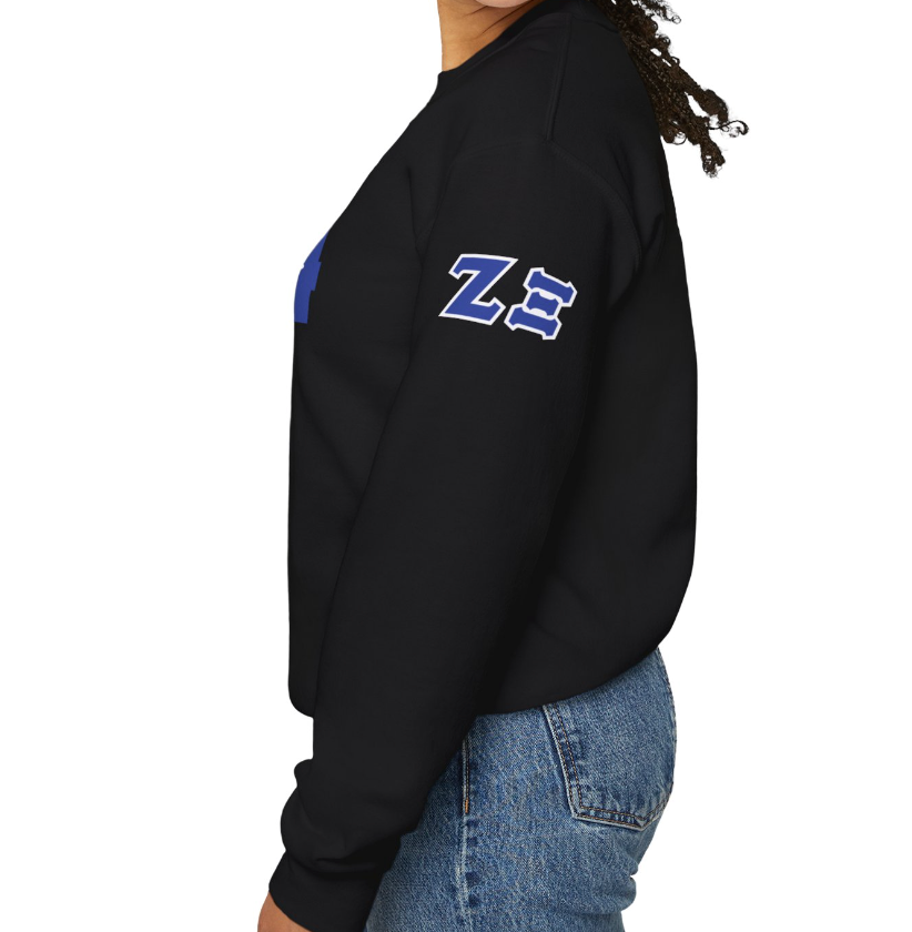 Personalized Line Sister Sweatshirt | Zeta