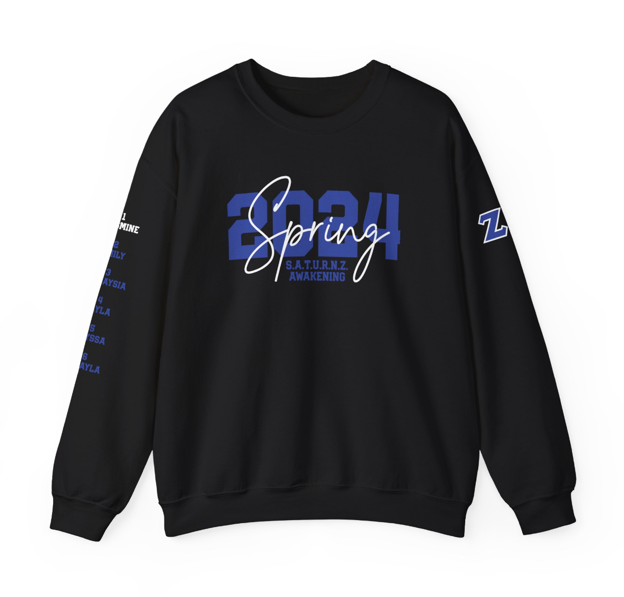 Personalized Line Sister Sweatshirt | Zeta