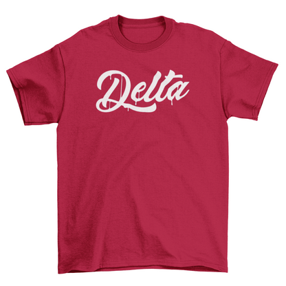 Delta Drip | Red T-Shirt