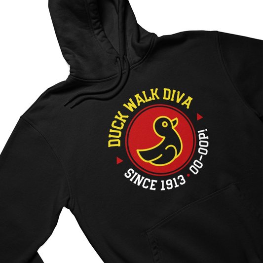 Duck Walk Diva | Black Hoodie